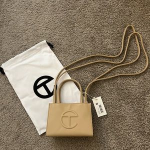 Telfar nude small bag